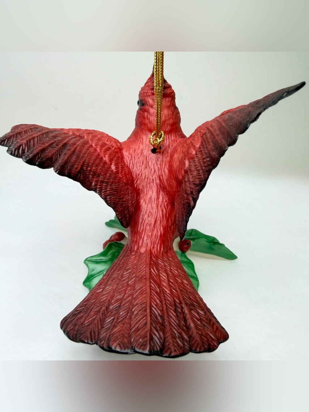 Lenox Winter Greetings Cardinal Figurine Christmas Tree Ornament Vintage - Picture 5 of 8